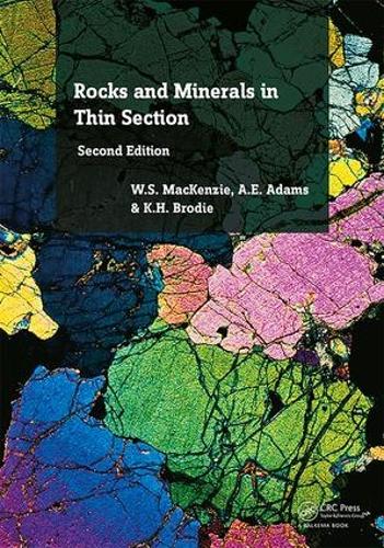 Паперова книга «Rocks and Minerals in Thin Section: A Colour Atlas», авторів А.Е. Адамс, К.Х. Броді, В.С. Маккензі - фото №1