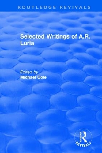 Паперова книга «Selected Writings of A.R. Luria» - фото №1