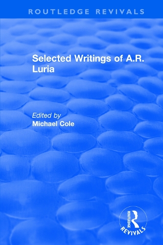 Бумажная книга «Selected Writings of A.R. Luria», автор Майкл Коул - фото №1