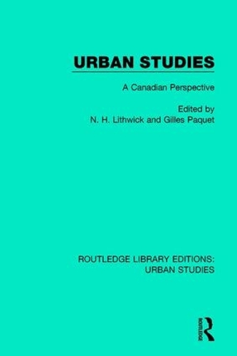 Бумажная книга «Urban Studies: A Canadian Perspective» - фото №1