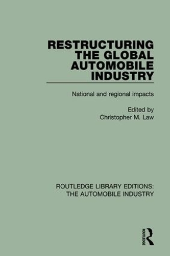 Паперова книга «Restructuring the Global Automobile Industry», автор Крістофер М. Лоу - фото №1