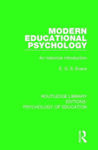 Бумажная книга «Modern Educational Psychology: An Historical Introduction» - фото №1