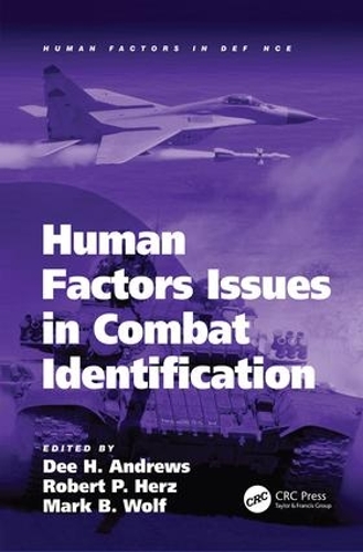 Паперова книга «Human Factors Issues in Combat Identification», автор Роберт П. Герц - фото №1