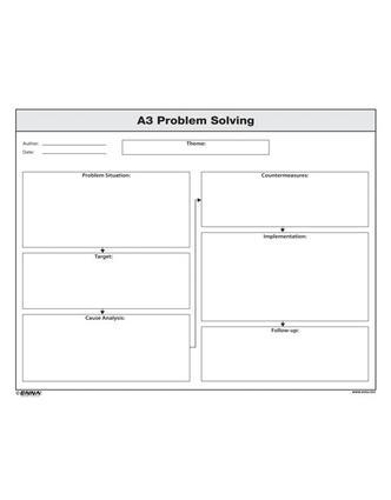 Паперова книга «A3 Problem Solving Form» - фото №1
