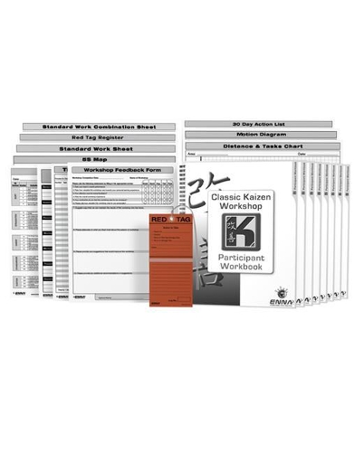 Бумажная книга «Classic Kaizen Workshop Refill Pack» - фото №1