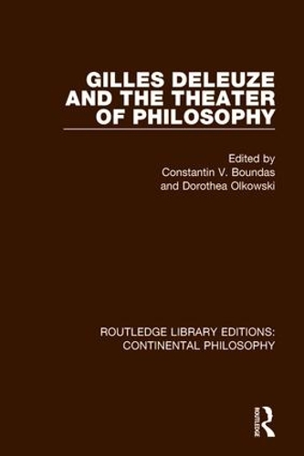 Бумажная книга «Gilles Deleuze and the Theater of Philosophy» - фото №1