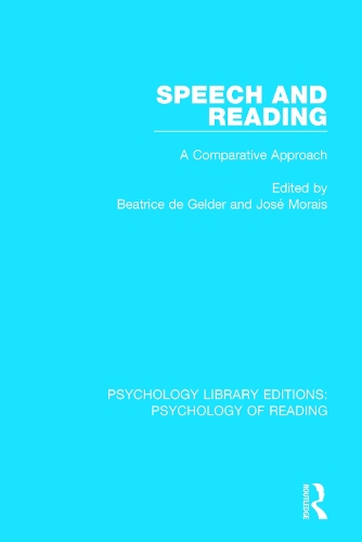Бумажная книга «Speech and Reading: A Comparative Approach» - фото №1