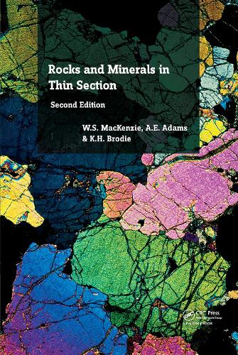 Паперова книга «Rocks and Minerals in Thin Section: A Colour Atlas», авторів А.Е. Адамс, К.Х. Броді, В.С. Маккензі - фото №1