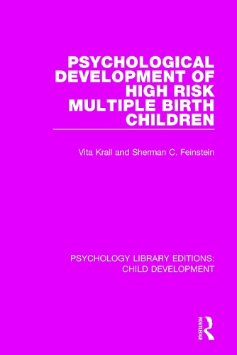 Бумажная книга «Psychological Development of High Risk Multiple Birth Children», автор Вита Кралл - фото №1