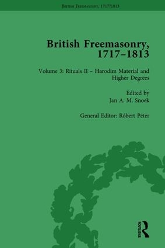 Паперова книга «British Freemasonry, 1717-1813 Volume 3» - фото №1