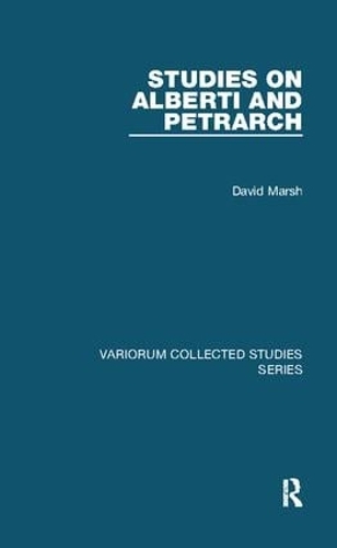 Паперова книга «Studies on Alberti and Petrarch», автор Девід Марш - фото №1