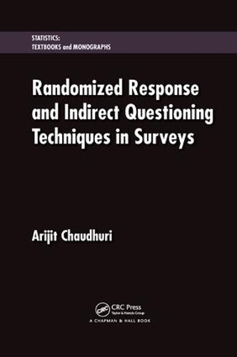 [object Object] «Randomized Response and Indirect Questioning Techniques in Surveys», автор Аріджит Чаудхурі - фото №1