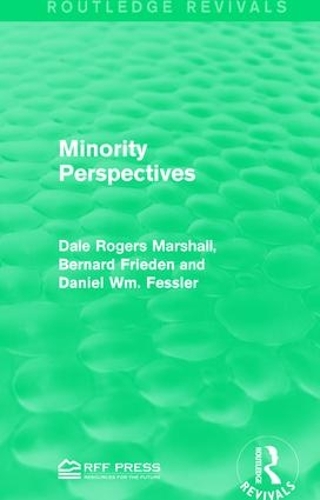 Бумажная книга «Minority Perspectives», авторов Бернар Фриден, Дейл Роджерс Маршалл, Даниэль Вм. Фесслер - фото №1