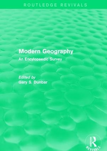 Бумажная книга «Modern Geography: An Encylopaedic Survey» - фото №1