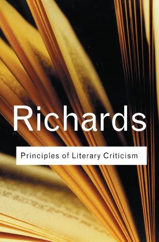 Бумажная книга «Principles of Literary Criticism», автор И. А. Ричардс - фото №1