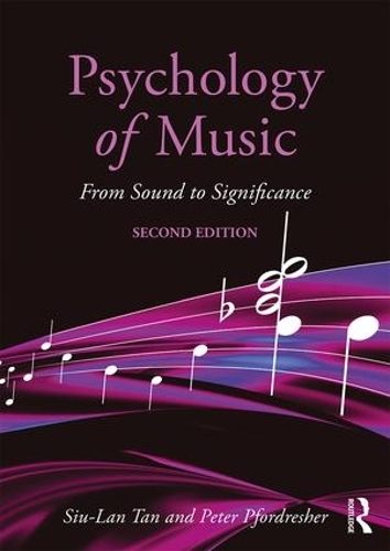 Бумажная книга «Psychology of Music: From Sound to Significance», авторов Питер Пфордрешер, Ром Харре, Сиу-Лан Тан - фото №1