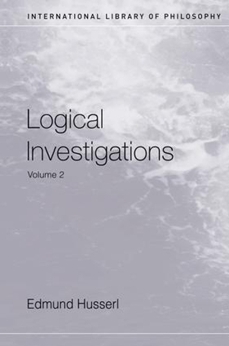 Бумажная книга «Logical Investigations Volume 2», автор Эдмунд Гуссерль - фото №1