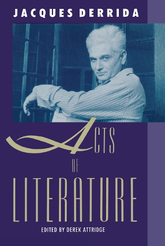 Бумажная книга «Acts of Literature», автор Жак Деррида - фото №1