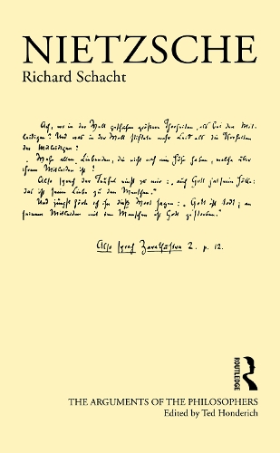 Бумажная книга «Nietzsche», автор Ричард Шахт - фото №1