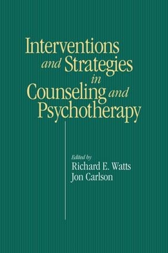 Бумажная книга «Intervention & Strategies in Counseling and Psychotherapy», авторов Джон Карлсон, Ричард Э. Уоттс - фото №1