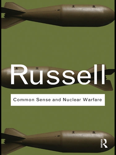 Бумажная книга «Common Sense and Nuclear Warfare» - фото №1