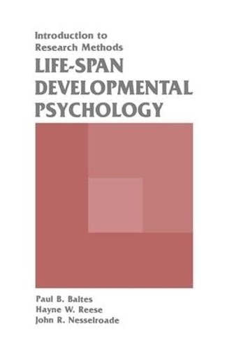 Бумажная книга «Life-span Developmental Psychology: Introduction To Research Methods», авторов Хейн В. Риз, Джон Р. Нессельроад, Пол Б. Балтес - фото №1