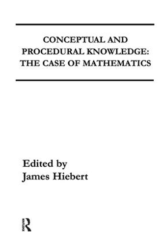 Бумажная книга «Conceptual and Procedural Knowledge: The Case of Mathematics» - фото №1