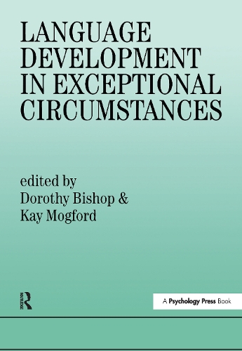Бумажная книга «Language Development In Exceptional Circumstances» - фото №1
