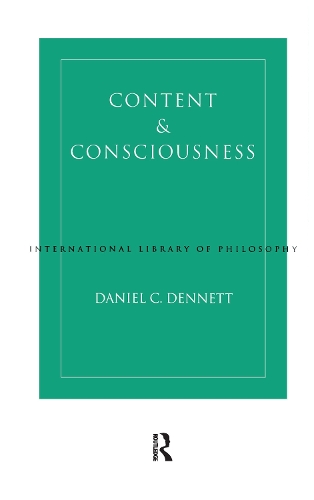 Паперова книга «Content and Consciousness», автор Деніел С. Деннетт - фото №1