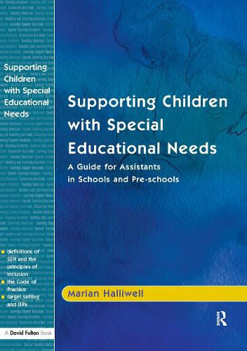 Паперова книга «Supporting Children with Special Educational Needs: A Guide for Assistants in Schools and Pre-schools», автор Маріан Халлівелл - фото №1