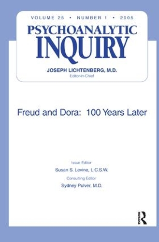 Бумажная книга «Freud and Dora: 100 Years Later: Psychoanalytic Inquiry, 25.1» - фото №1