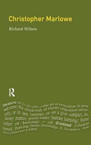 Бумажная книга «Christopher Marlowe», автор Ричард Уилсон - фото №1