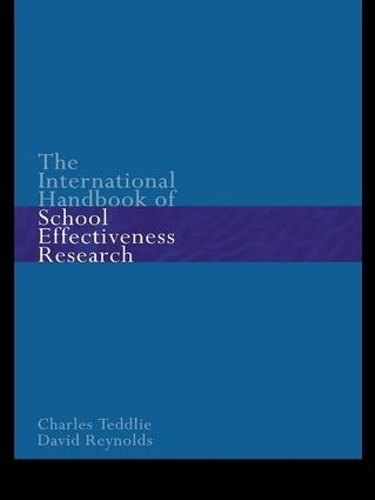Паперова книга «The International Handbook of School Effectiveness Research», авторів Чарльз Тедлі, Девід Рейнольдс - фото №1