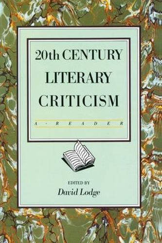 Бумажная книга «Twentieth Century Literary Criticism: A Reader», автор Дэвид Лодж - фото №1