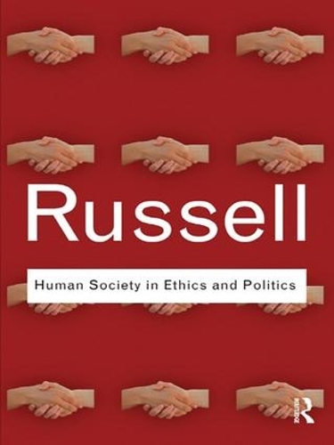 Бумажная книга «Human Society in Ethics and Politics» - фото №1