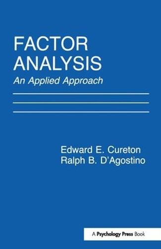 Бумажная книга «Factor Analysis: An Applied Approach», авторов Эдвард Э. Кьюретон, Ральф Б. Д'Агостино - фото №1