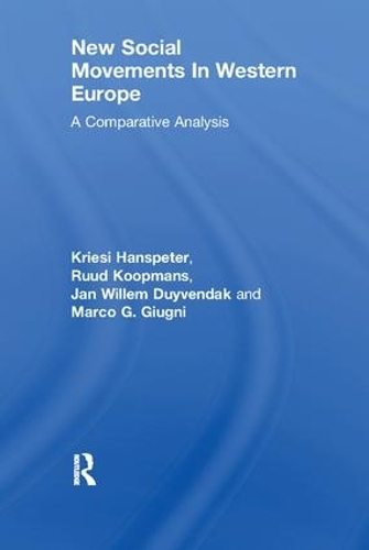 Бумажная книга «New Social Movements In Western Europe: A Comparative Analysis», авторов Ян Виллем Дуйвендак, Криси Ханспетер, Марко Дж. Джугни, Рууд Купманс - фото №1