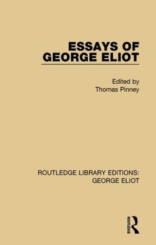 Бумажная книга «Essays of George Eliot» - фото №1