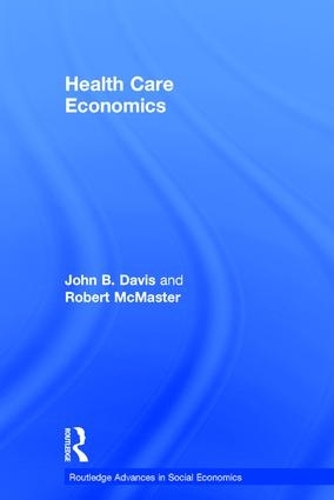 Бумажная книга «Health Care Economics», авторов Джон Б. Дэвис, Роберт Макмастер - фото №1
