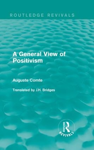 [object Object] «A General View of Positivism», автор Огюст Комте - фото №1