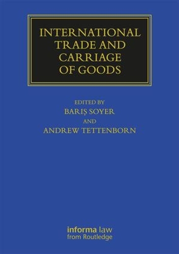 Бумажная книга «International Trade and Carriage of Goods» - фото №1