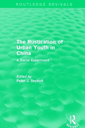 Паперова книга «The Rustication of Urban Youth in China: A Social Experiment» - фото №1