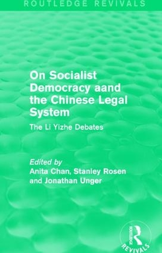 Бумажная книга «On Socialist Democracy and the Chinese Legal System: The Li Yizhe Debates» - фото №1