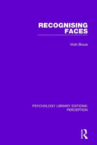 Бумажная книга «Recognising Faces», автор Вики Брюс - фото №1