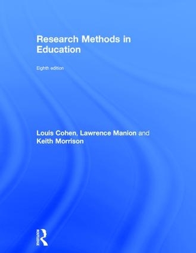 Паперова книга «Research Methods in Education», авторів Кіт Моррісон, Лоуренс Маніон, Луї Коен - фото №1
