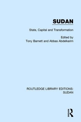 Бумажная книга «Sudan: State, Capital and Transformation» - фото №1