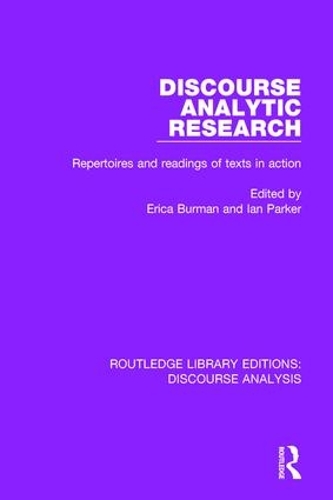 [object Object] «Discourse Analytic Research: Repertoires and readings of texts in action» - фото №1