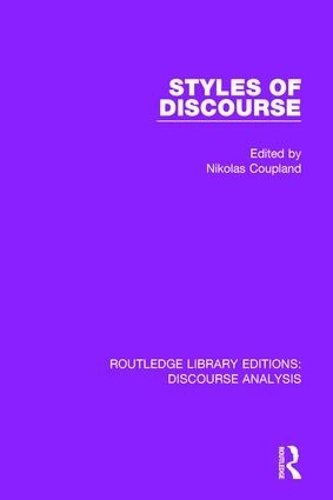 [object Object] «Styles of Discourse» - фото №1