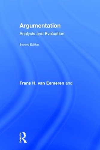 Паперова книга «Argumentation: Analysis and Evaluation», авторів А. Франциска Сн Хенкеманс, Франс Х. ван Еемерен - фото №1