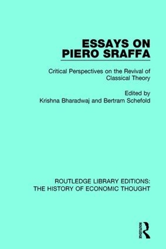 Бумажная книга «Essays on Piero Sraffa: Critical Perspectives on the Revival of Classical Theory» - фото №1